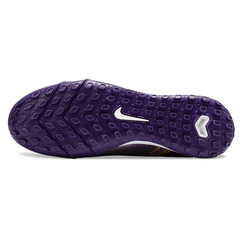 Chuteira Society TF Nike Zoom Mercurial Superfly 10 Elite Mbappe Roxa Infantil