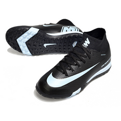 Nike Zoom Mercurial Superfly 10 Elite TF Black and Light Blue Kids' Soccer Cleats