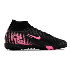 Chuteira Infantil Society Nike Zoom Mercurial Superfly 10 Elite TF Preta e Rosa