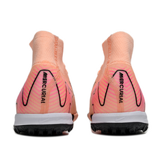 Chuteira Society TF Nike Zoom Mercurial Superfly 10 Elite Infantil Rosa-Clara