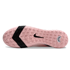 Chuteira Society TF Nike Zoom Mercurial Superfly 10 Elite Infantil Rosa e Preta