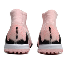 Chuteira Society TF Nike Zoom Mercurial Superfly 10 Elite Infantil Rosa e Preta