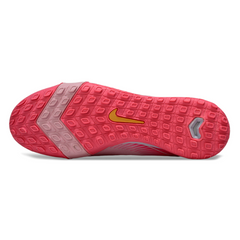 Nike Zoom Mercurial Superfly 10 Elite TF Pink and Green Kids' Soccer Cleats