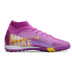 Nike Zoom Mercurial Superfly 10 Elite TF - Rosa/Negro/Blanco - Botas de fútbol para niños