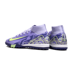 Chuteira Infantil Society Nike Zoom Mercurial Superfly 10 Elite TF United 001 Roxa