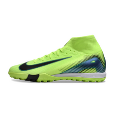Chuteira Society TF Nike Zoom Mercurial Superfly 10 Elite Infantil Verde-Clara