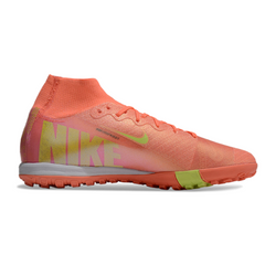 Chuteira Society TF Nike Zoom Mercurial Superfly 10 Elite Vermelha e Amarela Infantil