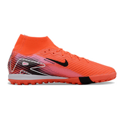 Chuteira Society TF Nike Zoom Mercurial Superfly 10 Elite Vermelha e Preta Infantil
