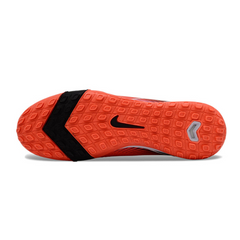 Chuteira Society TF Nike Zoom Mercurial Superfly 10 Elite Vermelha e Preta Infantil