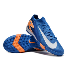 Chuteira Society TF Nike Zoom Mercurial Vapor 16 Elite Azul Infantil