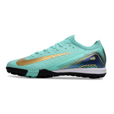 Chuteira Society TF Nike Zoom Mercurial Vapor 16 Elite Infantil Azul-Clara
