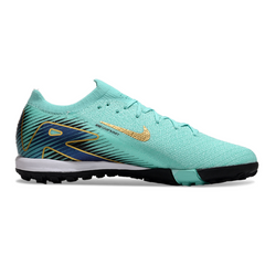Chuteira Society TF Nike Zoom Mercurial Vapor 16 Elite Infantil Azul-Clara