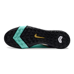 Chuteira Society TF Nike Zoom Mercurial Vapor 16 Elite Infantil Azul-Clara