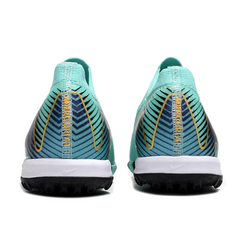 Chuteira Society TF Nike Zoom Mercurial Vapor 16 Elite Infantil Azul-Clara