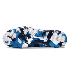 Nike Zoom Mercurial Vapor 16 Elite TF Blue and White Kids' Soccer Cleats