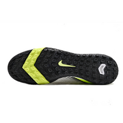 Nike Zoom Mercurial Vapor 16 Elite TF White and Light Green Kids' Soccer Cleats