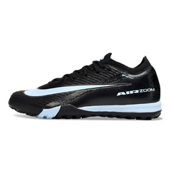 Chuteira Society TF Nike Zoom Mercurial Vapor 16 Elite Preta e Branca Infantil