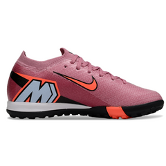 Chuteira Society TF Nike Zoom Mercurial Vapor 16 Elite Infantil Rosa-Clara