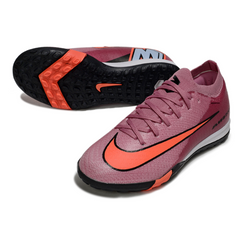 Chuteira Society TF Nike Zoom Mercurial Vapor 16 Elite Infantil Rosa-Clara