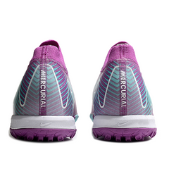Botas de fútbol Nike Zoom Mercurial Vapor 16 Elite TF para niños: morado y azul claro