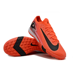 Chuteira Society TF Nike Zoom Mercurial Vapor 16 Elite Vermelha e Preta Infantil