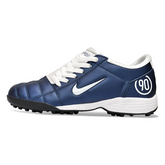 Nike Total 90 III TF Kids' Soccer Cleats - Navy Blue and White
