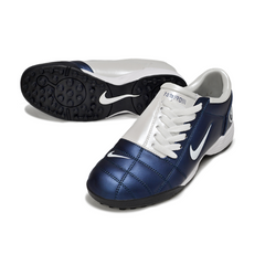 Nike Total 90 III TF Kids' Soccer Cleats - Navy Blue and White