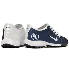 Nike Total 90 III TF Kids' Soccer Cleats - Navy Blue and White