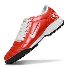 Nike Total 90 III TF White and Red Kids' Soccer Cleats