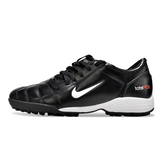 Chuteira Society TF Nike Total 90 III Infantil Preta e Prateada