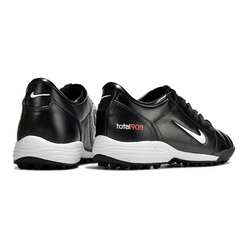 Nike Total 90 III TF Black and Silver Kids' Soccer Cleats