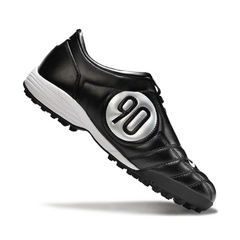 Nike Total 90 III TF Black and Silver Kids' Soccer Cleats