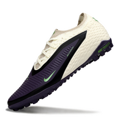 Chuteira Infantil Society Nike Phantom 6 Pro TF Branca e Roxa