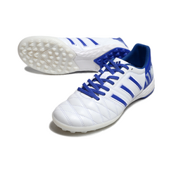 Chuteira Society TF Adidas Adipure 11Pro Branca e Azul