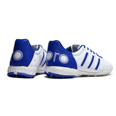 Chuteira Society TF Adidas Adipure 11Pro Branca e Azul
