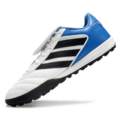 Adidas Copa Gloro II TF White, Black and Blue Society Football Boots