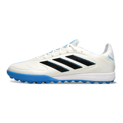 Chuteira Society Adidas Copa Pure III League TF Branca e Azul