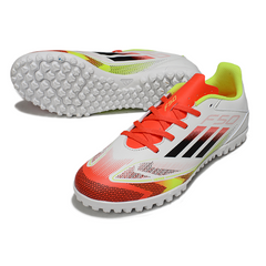 Chuteira Society TF Adidas F50 Club Pack Pure Victory