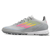 Adidas F50 Elite TF Grey Pink and Yellow Society Football Boots