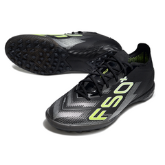 Botas de fútbol Adidas F50 Elite TF Society en negro y verde claro