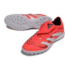 Chuteira Society TF Adidas Predator 25 Elite Com Língua Pack Pure Victory