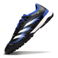 Botas de fútbol Adidas Predator 25 Elite TF Society en negro, azul y blanco