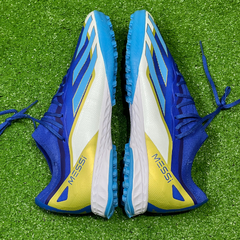 Botas de fútbol Adidas X Crazyfast.1 TF Messi Spark Gen10, talla 42.5