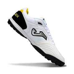 Chuteira Society TF Joma Top Flex Branca e Preta