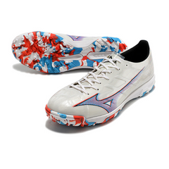Chuteira Society Mizuno Alpha TF Branca - VENI Futebol