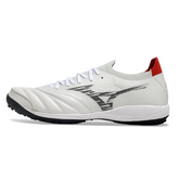 Chuteira Society TF Mizuno Neo Sala Branca Preta e Vermelha