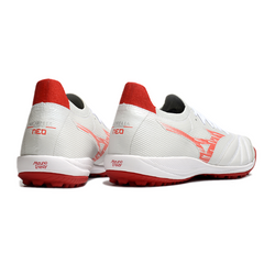 Chuteira Society TF Mizuno Neo Sala Branca e Vermelha