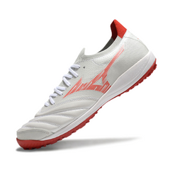 Mizuno Neo Sala TF White and Red Society Football Boots