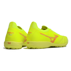 Chuteira Society TF Mizuno Neo Sala Verde e Vermelha