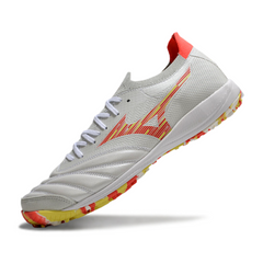Mizuno Neo Sala TF White, Orange and Yellow Society Football Boots